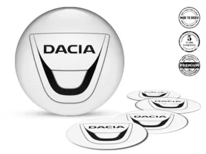 Dacia Ruota Badges Stile Adesivi Epossidici Top